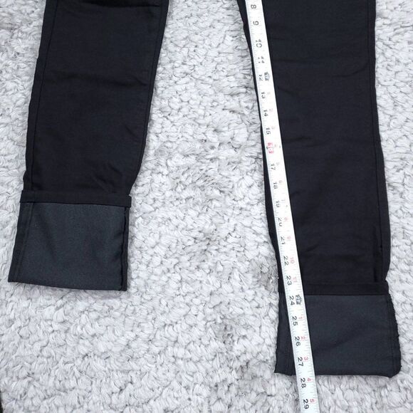 Prana Kara Rolled Skinny Jeans Black Size 2 26 Stretch Cuffed Low Rise - Picture 11 of 12